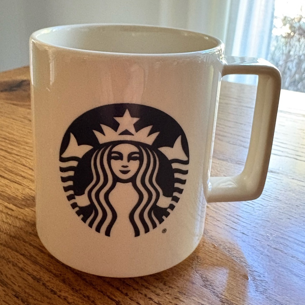 Starbucks 2015 Black and White Logo Mug